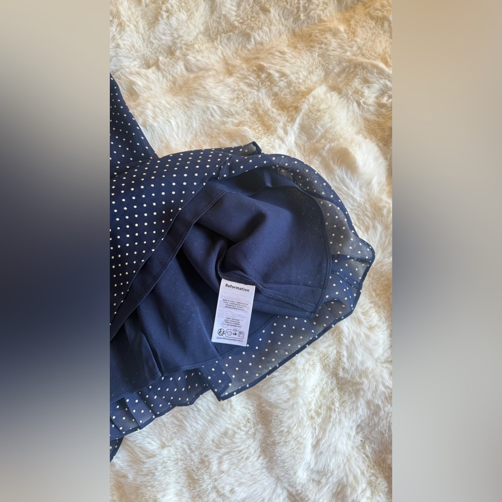 Reformation Gloria Dress In Button, brand new, never worn, no flaws. - Picture 13 of 15